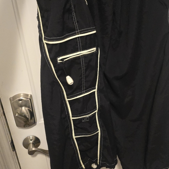 Macgear III Wide Leg Glow Cyber Goth Raver Pants Streetwear Grail - Picture 5 of 13